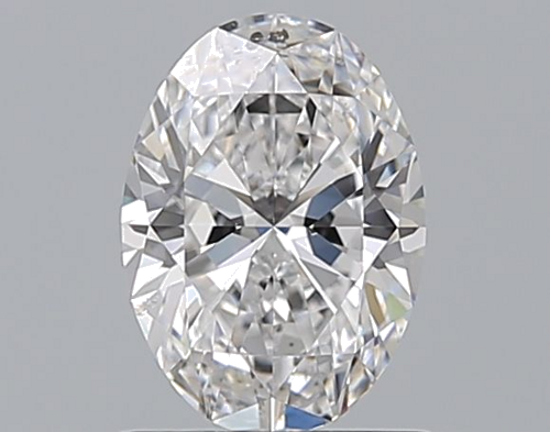 1.01 carat D-SI1 Natūralus Oval Deimantas (1)