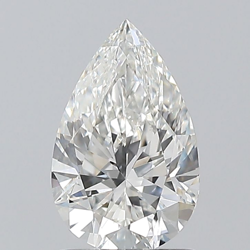 1.01 carat G-VS2 Natūralus Pear Deimantas (1)