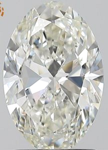 1.7 carat I-SI1 Natūralus Oval Deimantas (1)