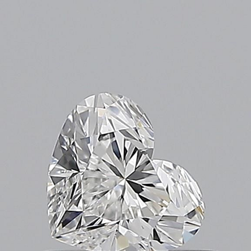 0.52 carat E-VVS1 Natūralus Heart Deimantas (1)