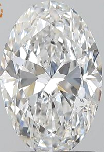 1.5 carat E-SI2 Natūralus Oval Deimantas (1)