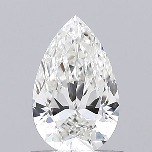0.62 carat H-VS2 Natūralus Pear Deimantas (1)