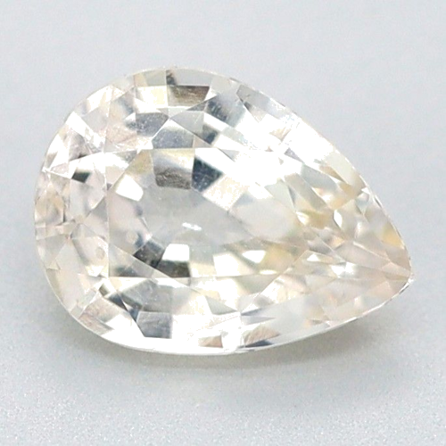 0.58 carat WHITE Pear Safyras (1)