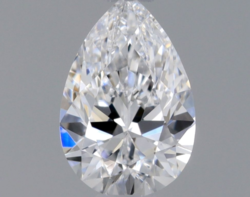 0.3 carat D-VVS2 Natūralus Pear Deimantas (1)
