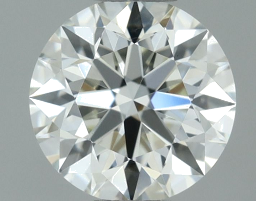 0.52 carat K-VVS2 Excellent cut Natūralus Round Deimantas (1)