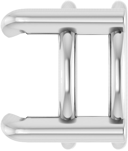 14K White 7 mm Round Pendant Mounting (3)