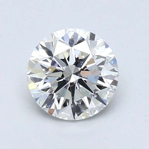 0.88 carat H-SI1 Very Good cut Natūralus Round Deimantas (1)