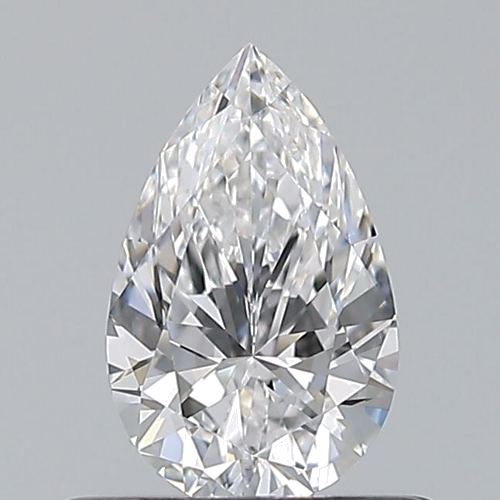 0.5 carat D-VS1 Natūralus Pear Deimantas (1)