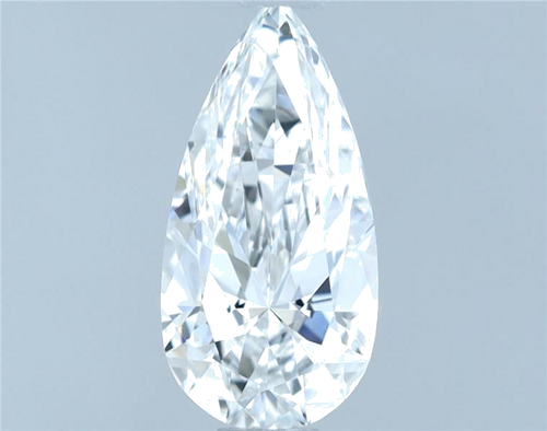 0.65 carat E-VVS1 Natūralus Pear Deimantas (1)