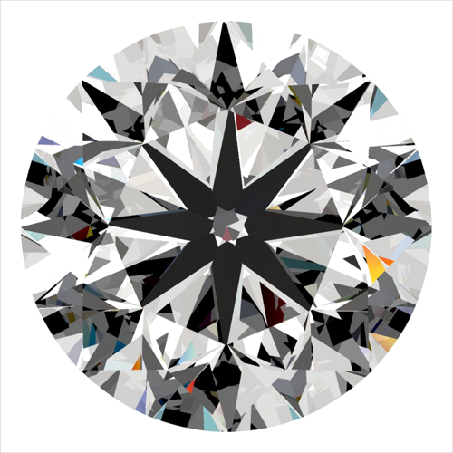 0.51 carat G-SI1 Very Good cut Natūralus Round Deimantas (1)