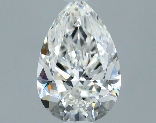 0.5 carat F-VS1 Natūralus Pear Deimantas (1)