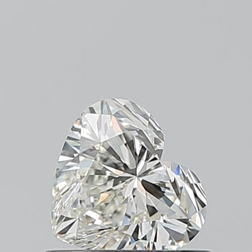 0.57 carat K-VVS1 Natūralus Heart Deimantas (1)