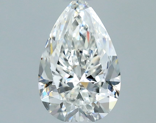 0.7 carat G-VS2 Natūralus Pear Deimantas (1)