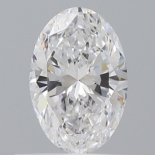 0.5 carat D-VS2 Natūralus Oval Deimantas (1)
