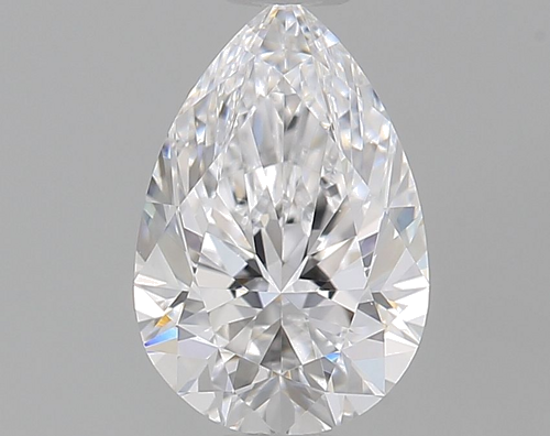 0.6 carat D-VS2 Natūralus Pear Deimantas (1)