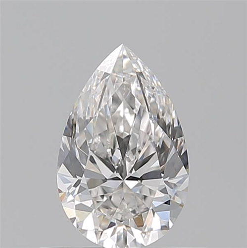 0.6 carat G-VVS2 Natūralus Pear Deimantas (1)