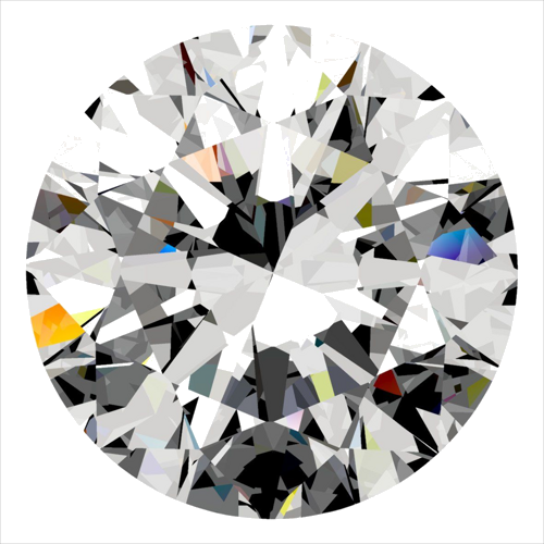 0.3 carat J-SI2 Very Good cut Natūralus Round Deimantas (1)