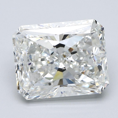 5.01 carat H-VS2 Natūralus Radiant Deimantas (1)
