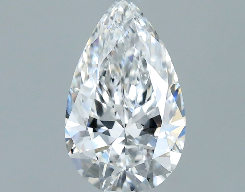 0.55 carat D-VVS1 Natūralus Pear Deimantas (1)