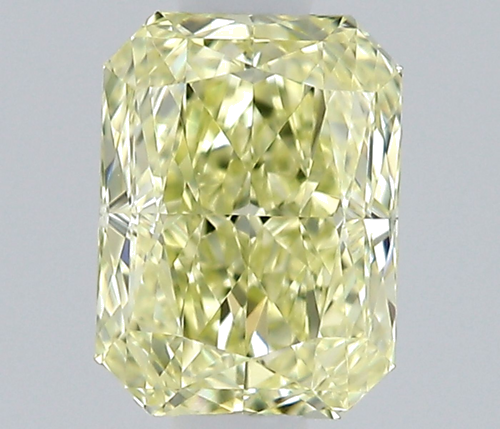 0.36 carat Fancy Light Yellow-VVS2 Natūralus Radiant Deimantas (1)