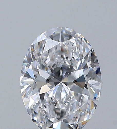 0.5 carat D-VVS2 Natūralus Oval Deimantas (1)