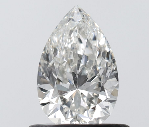 0.6 carat I-SI2 Natūralus Pear Deimantas (1)