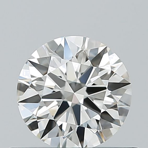 0.51 carat H-VVS1 Excellent cut Natūralus Round Deimantas (1)