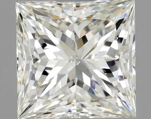 1.0 carat J-SI1 Natūralus Princess Deimantas (1)