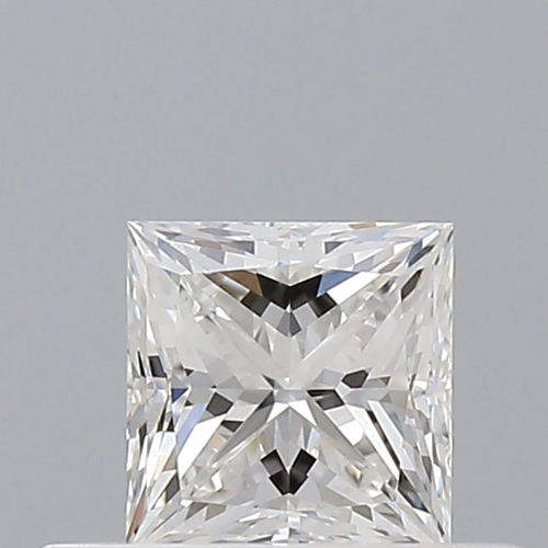0.4 carat F-VVS2 Natūralus Princess Deimantas (1)