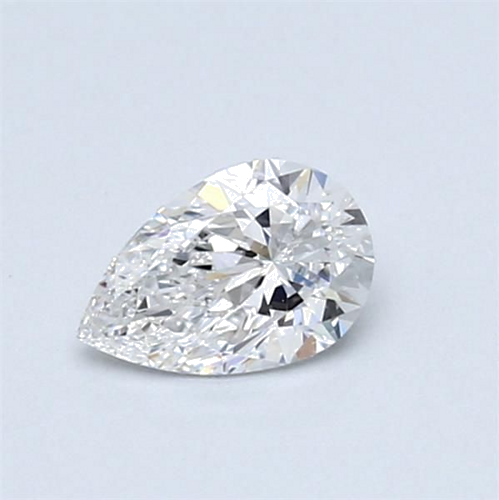 0.44 carat D-IF Natūralus Pear Deimantas (1)
