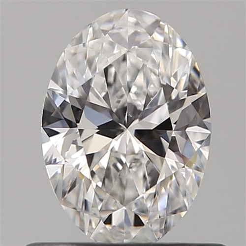 0.54 carat D-VVS2 Natūralus Oval Deimantas (1)