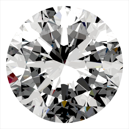 0.3 carat H-VVS2 Very Good cut Natūralus Round Deimantas (1)