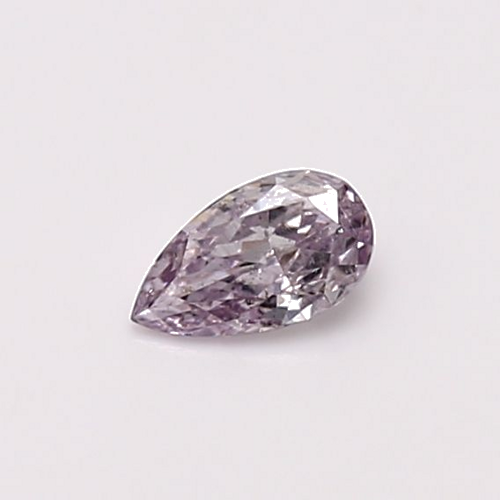 0.26 carat Fancy Purplish Pink-SI2 Natūralus Pear Deimantas (1)