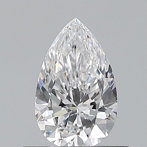 0.5 carat D-VVS2 Natūralus Pear Deimantas (1)