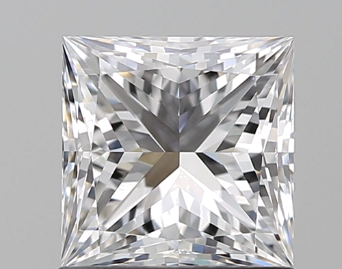 1.2 carat D-VVS2 Natūralus Princess Deimantas (1)