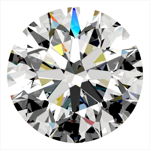0.3 carat D-VVS1 Excellent cut Natūralus Round Deimantas (1)