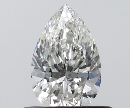 0.5 carat I-VS2 Natūralus Pear Deimantas (1)