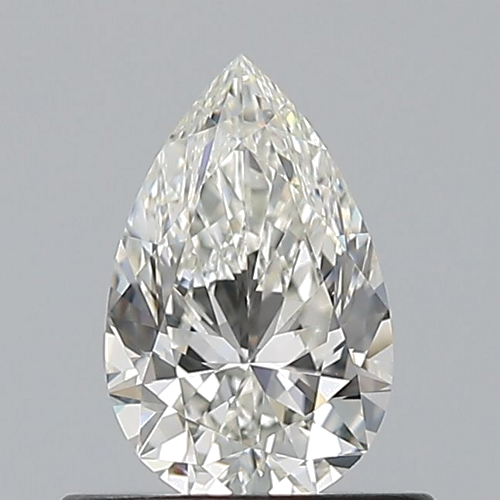 0.54 carat H-VVS2 Natūralus Pear Deimantas (1)