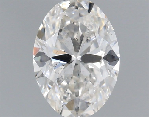 0.51 carat H-SI2 Natūralus Oval Deimantas (1)