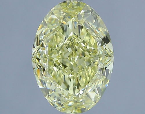 3.1 carat Fancy Yellow-VS2 Natūralus Oval Deimantas (1)