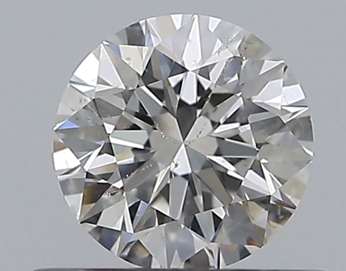 0.5 carat F-SI2 Excellent cut Natūralus Round Deimantas (1)