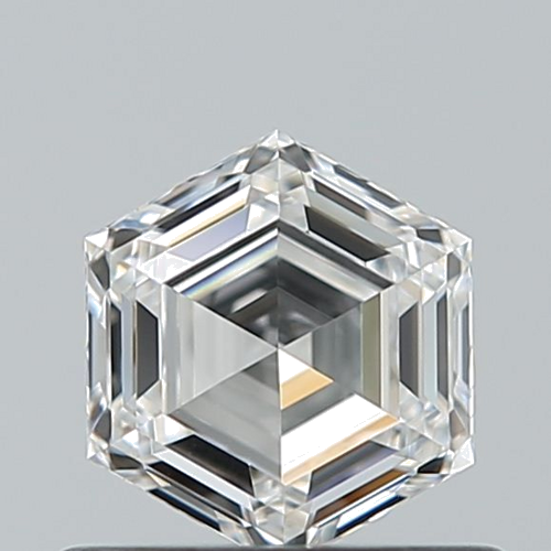 0.51 carat E-VVS1 Natūralus Hexagonal Deimantas (1)