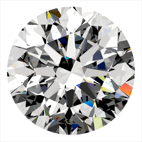 0.3 carat F-VVS2 Very Good cut Natūralus Round Deimantas (1)