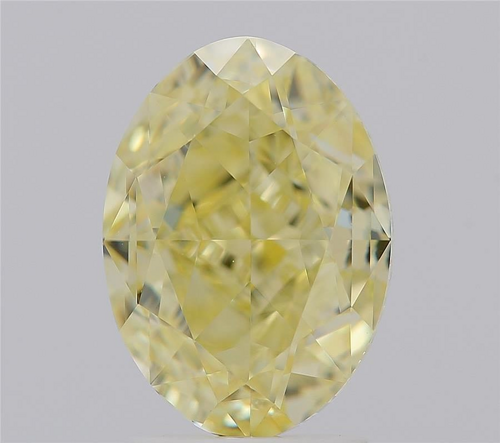 3.02 carat Fancy Yellow-VVS1 Natūralus Oval Deimantas (1)