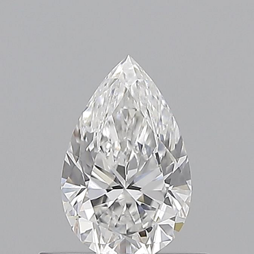 0.54 carat D-IF Natūralus Pear Deimantas (1)