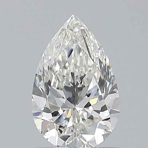 0.7 carat G-VS1 Natūralus Pear Deimantas (1)