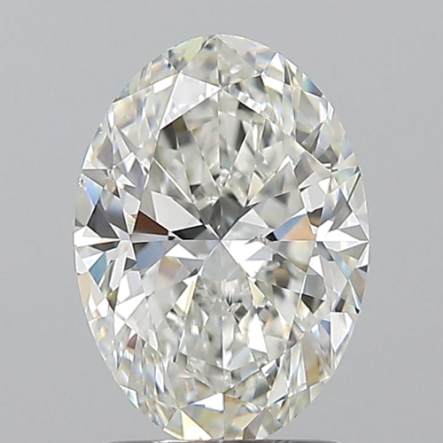 1.7 carat H-SI1 Natūralus Oval Deimantas (1)