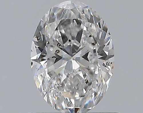 0.7 carat D-SI2 Natūralus Oval Deimantas (1)