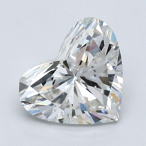 2.07 carat I-SI2 Natūralus Heart Deimantas (1)