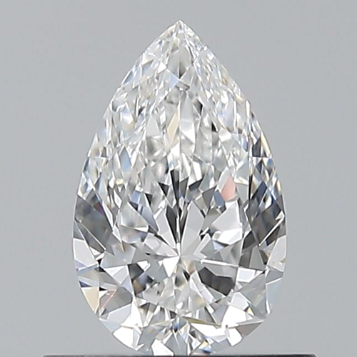 0.55 carat E-VVS2 Natūralus Pear Deimantas (1)